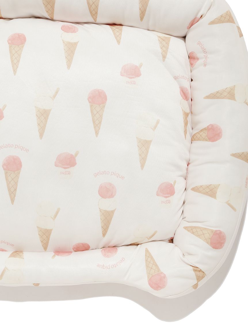 gelato pique（ジェラートピケ）【CAT&DOG】【販路限定商品】アイス柄COOLベッド Mサイズ｜全2色
