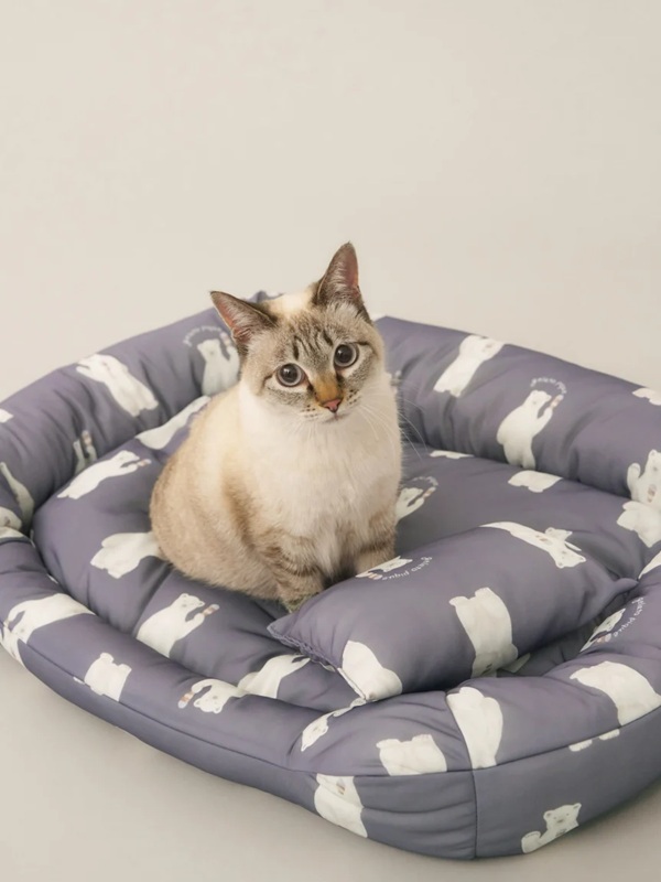 gelato pique（ジェラートピケ）【CAT&DOG】【販路限定商品】シロクマ柄COOLINGベッド Mサイズ
