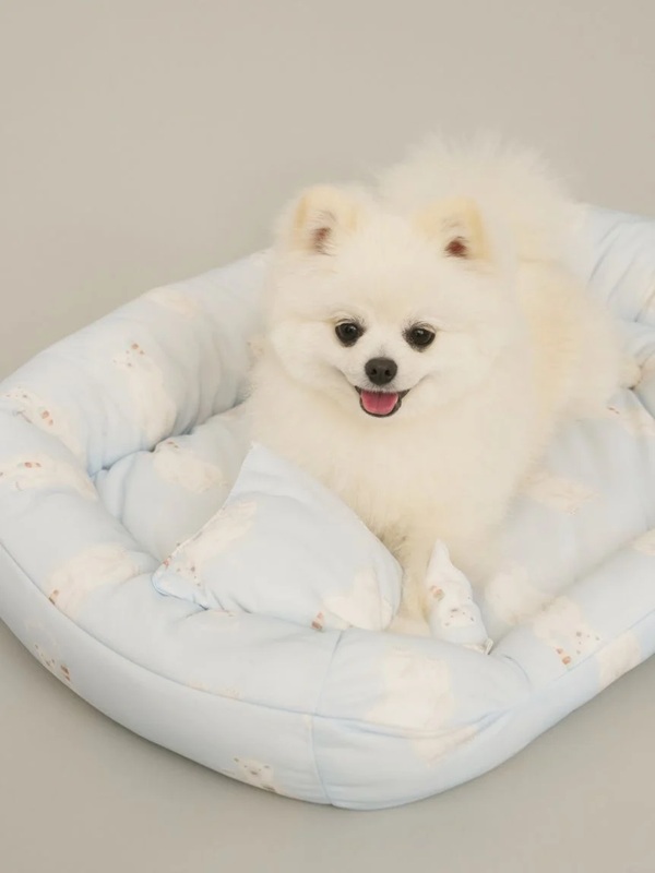 gelato pique（ジェラートピケ）【CAT&DOG】【販路限定商品】シロクマ柄COOLINGベッド Sサイズ