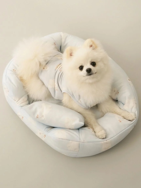 gelato pique（ジェラートピケ）【CAT&DOG】【販路限定商品】シロクマ柄COOLINGベッド Sサイズ