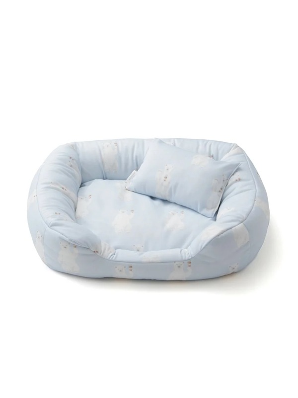 gelato pique（ジェラートピケ）【CAT&DOG】【販路限定商品】シロクマ柄COOLINGベッド Sサイズ