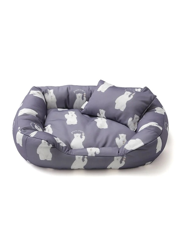 gelato pique（ジェラートピケ）【CAT&DOG】【販路限定商品】シロクマ柄COOLINGベッド Sサイズ