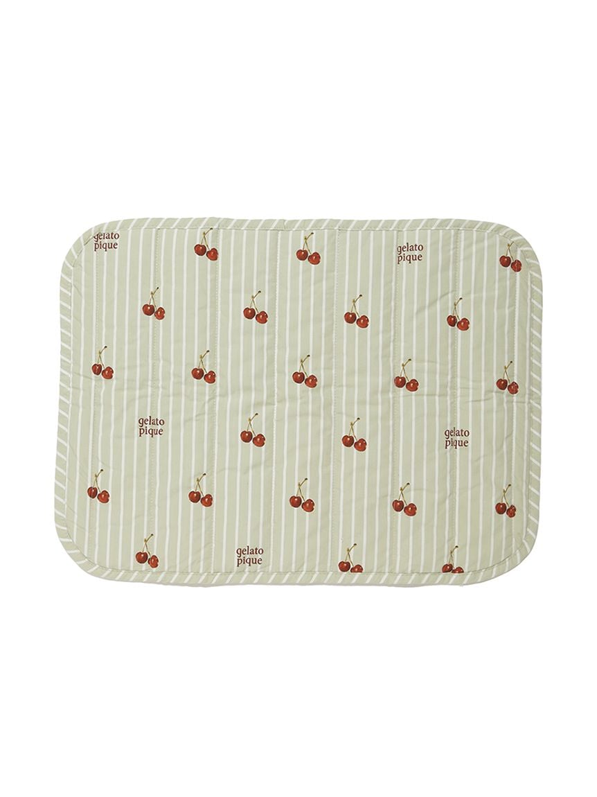 gelato pique（ジェラートピケ））【CAT&DOG】【販路限定商品】チェリー柄カフェマット｜全2色
