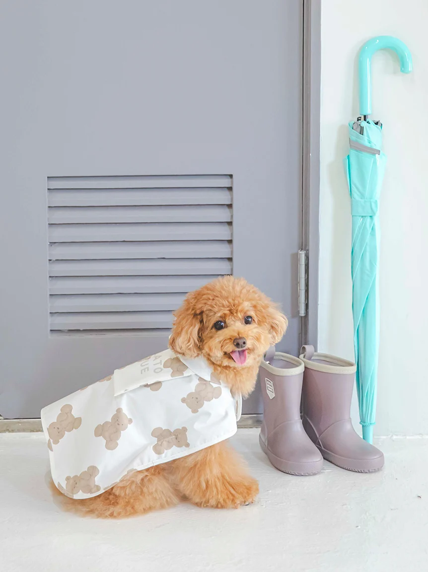 gelato pique（ジェラートピケ）【CAT&DOG】【販路限定商品】レインポンチョ