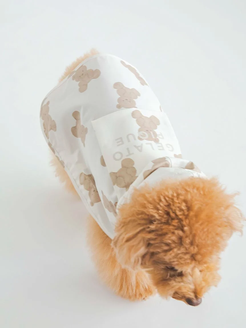 gelato pique（ジェラートピケ）【CAT&DOG】【販路限定商品】レインポンチョ