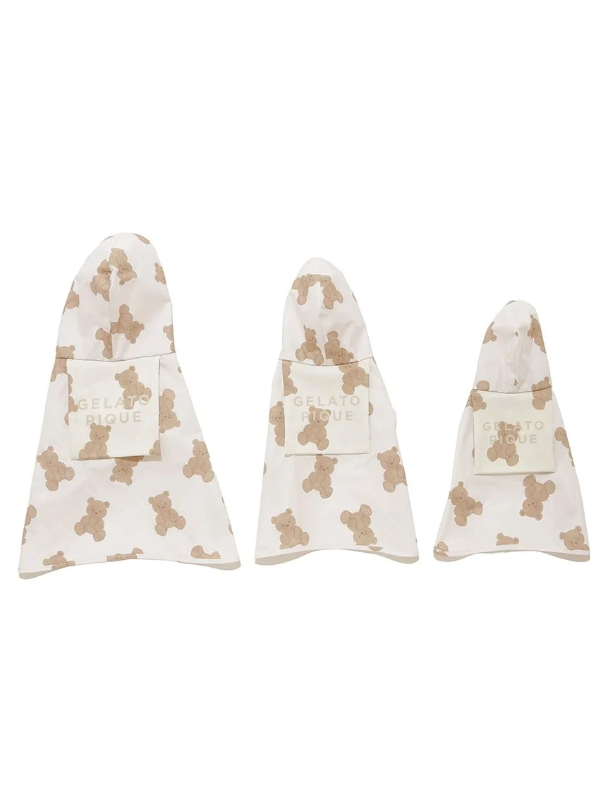gelato pique（ジェラートピケ）【CAT&DOG】【販路限定商品】レインポンチョ
