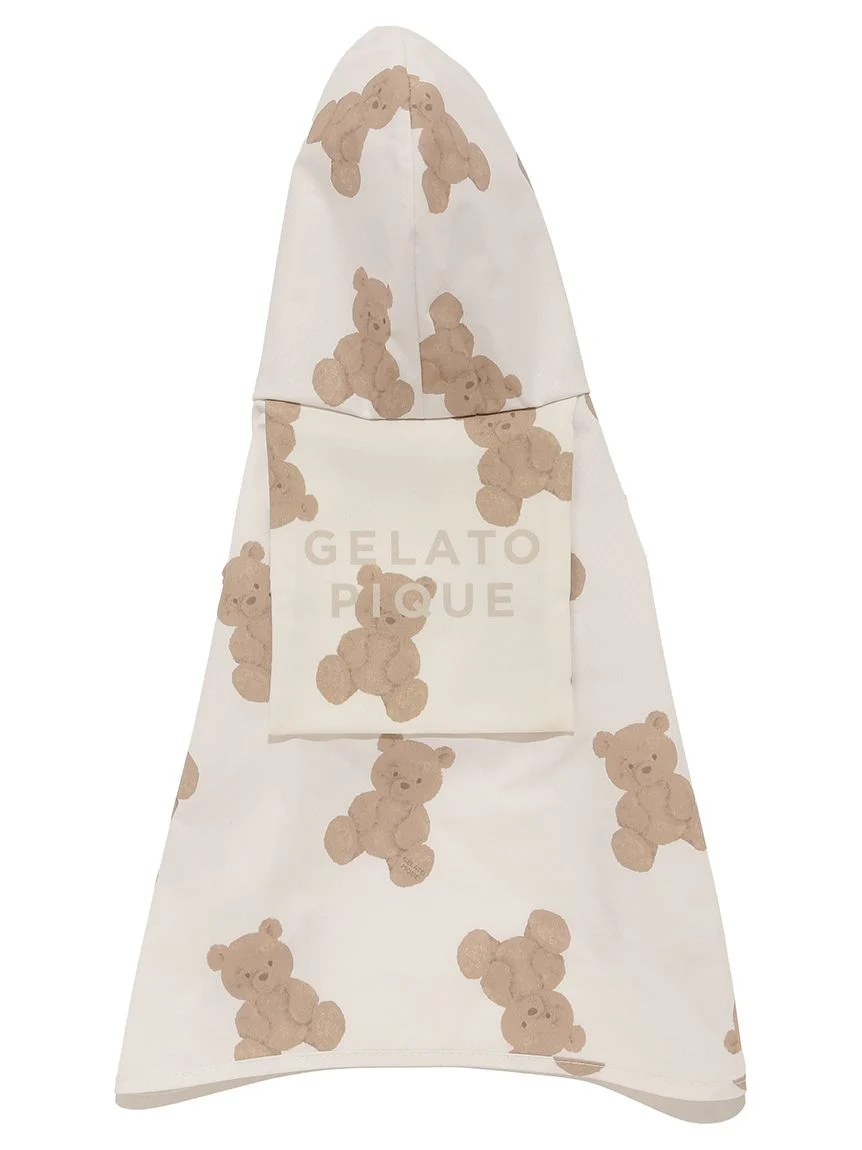 gelato pique（ジェラートピケ）【CAT&DOG】【販路限定商品】レインポンチョ