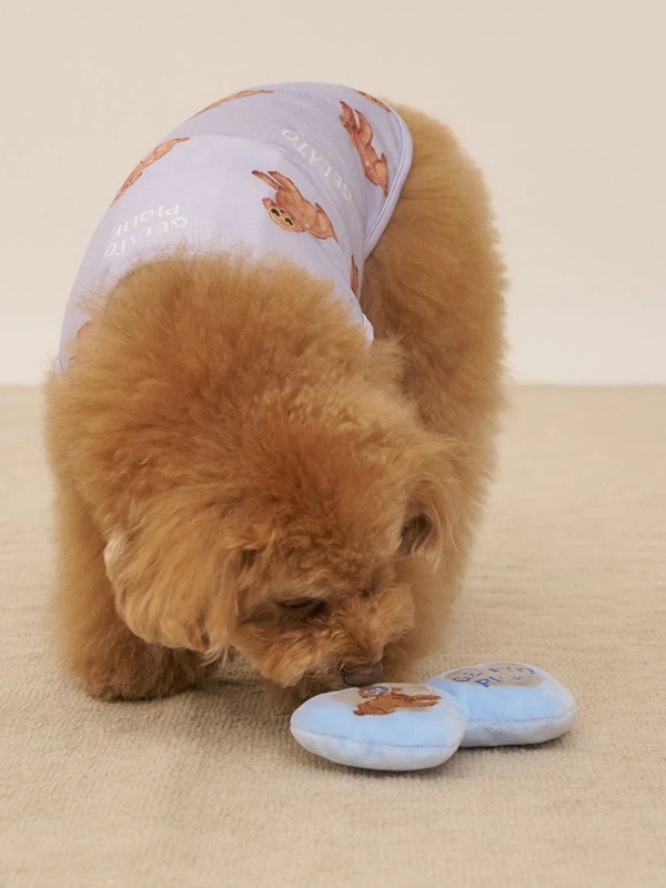gelato pique（ジェラートピケ）【CAT&DOG】【販路限定商品】トイプードルサングラストイ｜全2色