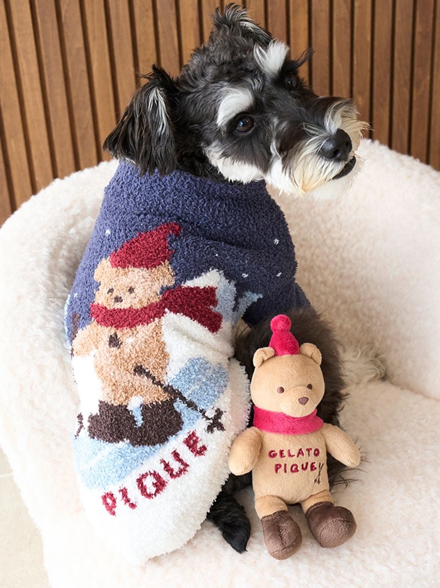 gelato pique(ジェラートピケ)【CAT&DOG】【販路限定商品】【HOLIDAY】スキーベアトイ
