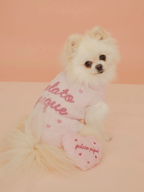 gelato pique(ジェラートピケ)【CAT&DOG】【販路限定商品】【Valentine】ハートトイ|全2色