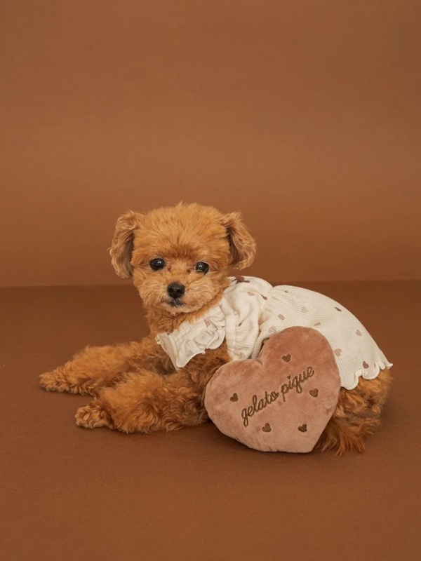 gelato pique(ジェラートピケ)【CAT&DOG】【販路限定商品】【Valentine】ハートトイ|全2色