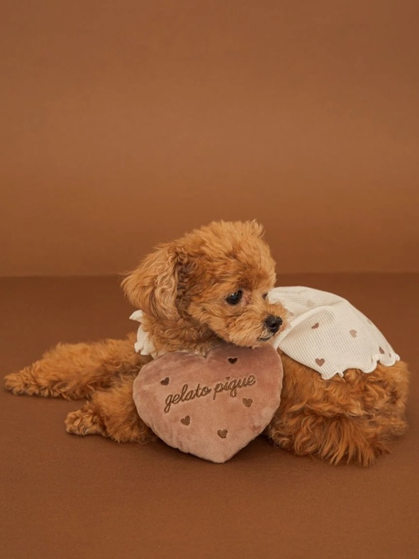 gelato pique(ジェラートピケ)【CAT&DOG】【販路限定商品】【Valentine】ハートトイ|全2色