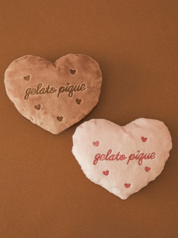 gelato pique(ジェラートピケ)【CAT&DOG】【販路限定商品】【Valentine】ハートトイ|全2色