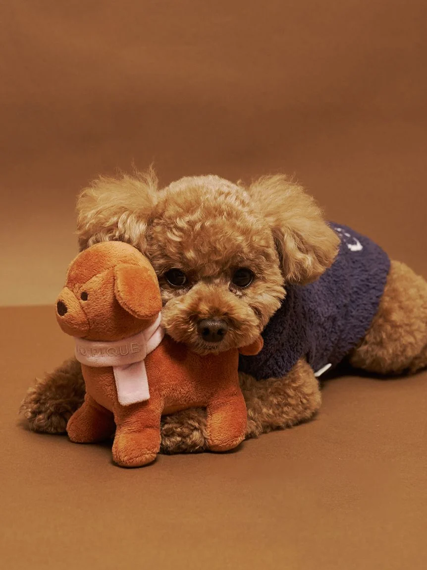 gelato pique(ジェラートピケ)【CAT&DOG】【販路限定商品】マフラーDOGモチーフトイ トイプードル