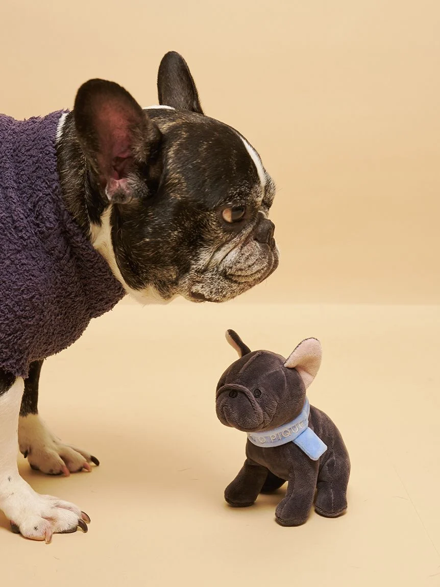 gelato pique(ジェラートピケ)【CAT&DOG】【販路限定商品】マフラーDOGモチーフトイ フレンチブルドッグ