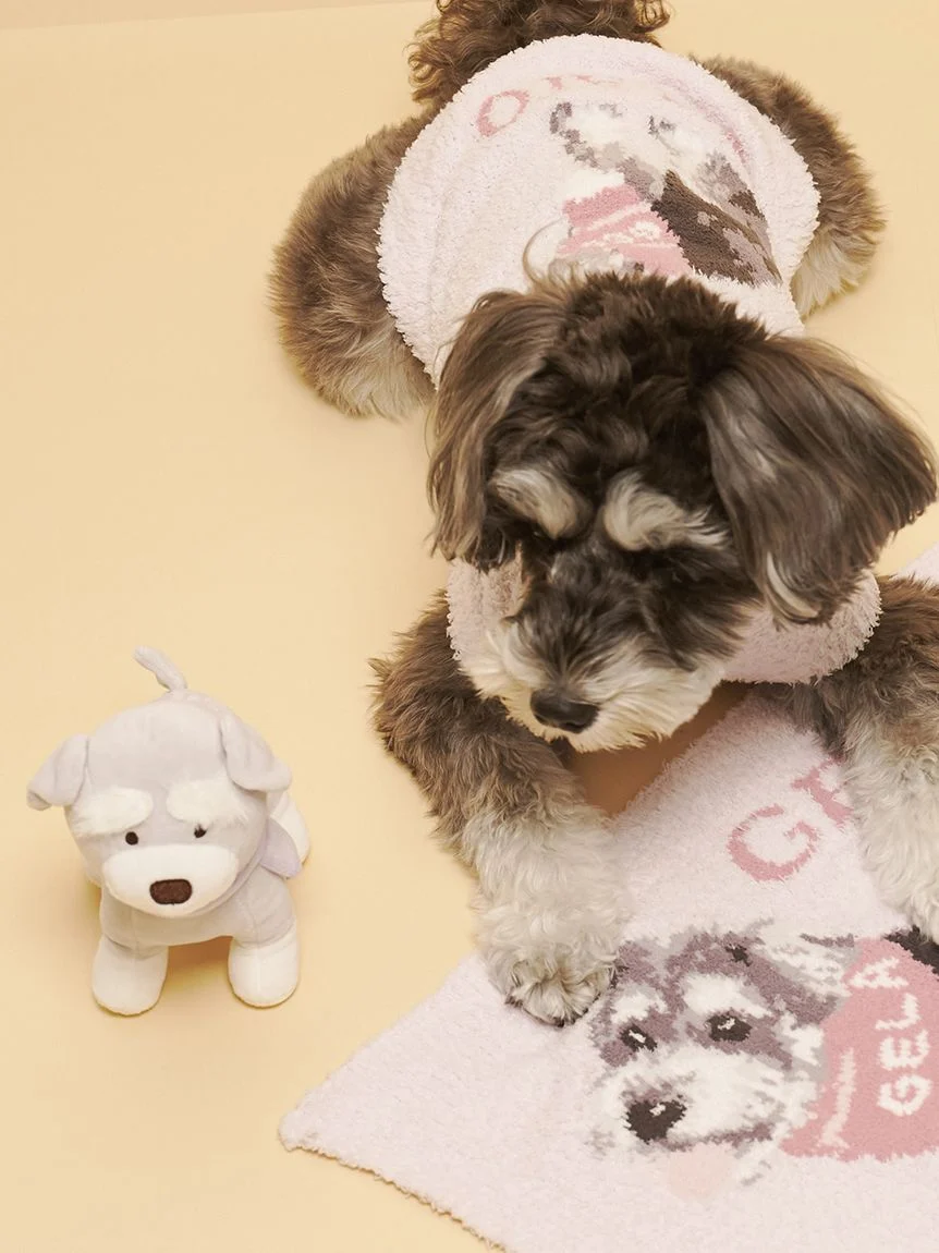 gelato pique(ジェラートピケ)【CAT&DOG】【販路限定商品】マフラーDOGモチーフトイ シュナウザー