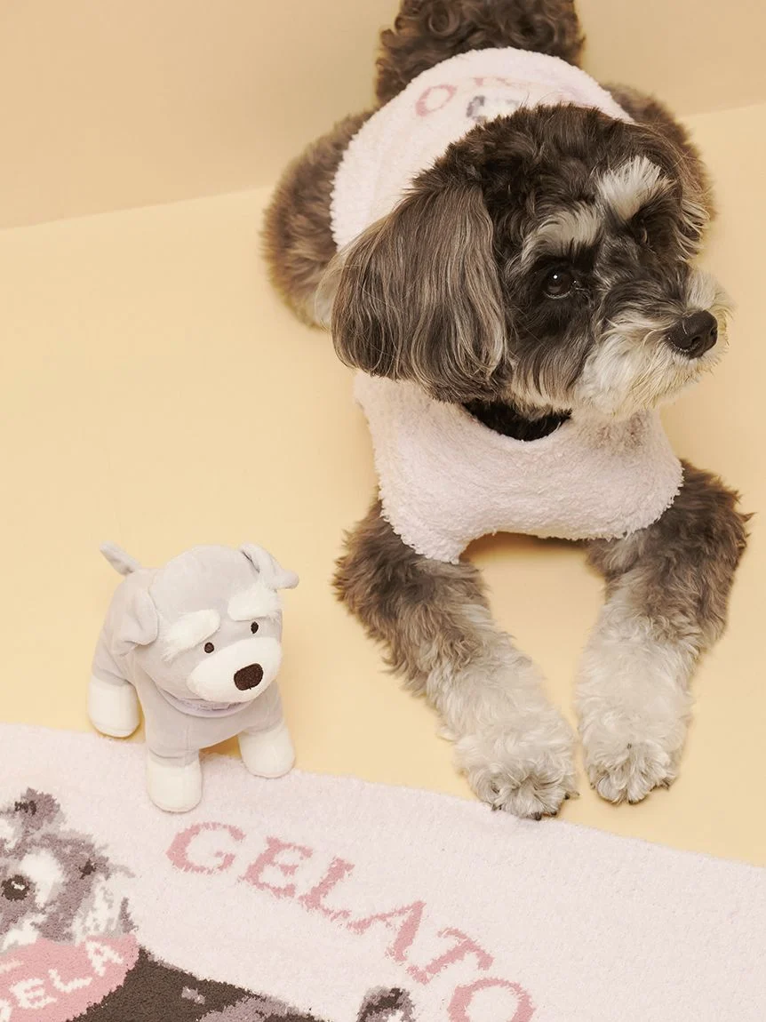 gelato pique(ジェラートピケ)【CAT&DOG】【販路限定商品】マフラーDOGモチーフトイ シュナウザー
