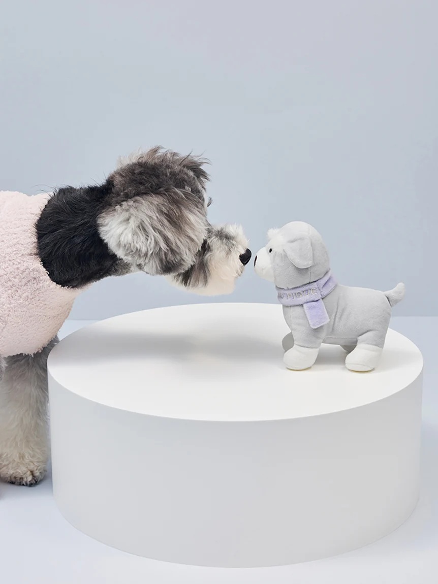 gelato pique（ジェラートピケ）【CAT&DOG】【販路限定商品】マフラーDOGモチーフトイ シュナウザー