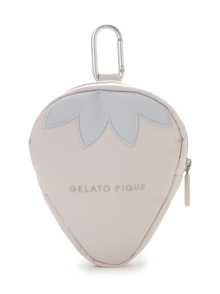 gelato pique（ジェラートピケ）【CAT&DOG】【販路限定商品】ストロベリーマナーポーチ｜全2色