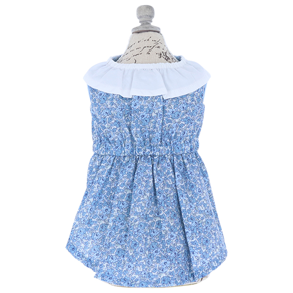 21春夏新作 Laura Ashley ローラアシュレイ ふんわり襟 ワンピース 犬服 ドックウェアcalulu カルル