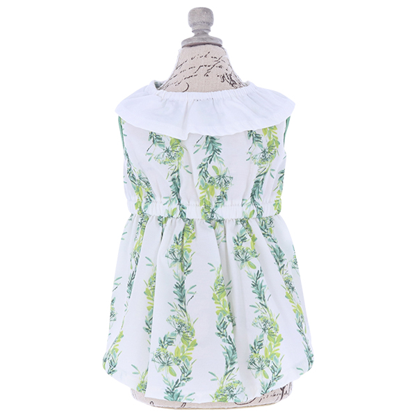 21春夏 Laura Ashley ローラアシュレイ ふんわり襟 ワンピース 犬服 ドックウェアcalulu カルル 21春夏 Laura Ashley ローラアシュレイ ふんわり襟 ワンピース 犬服 ドックウェアcalulu カルル