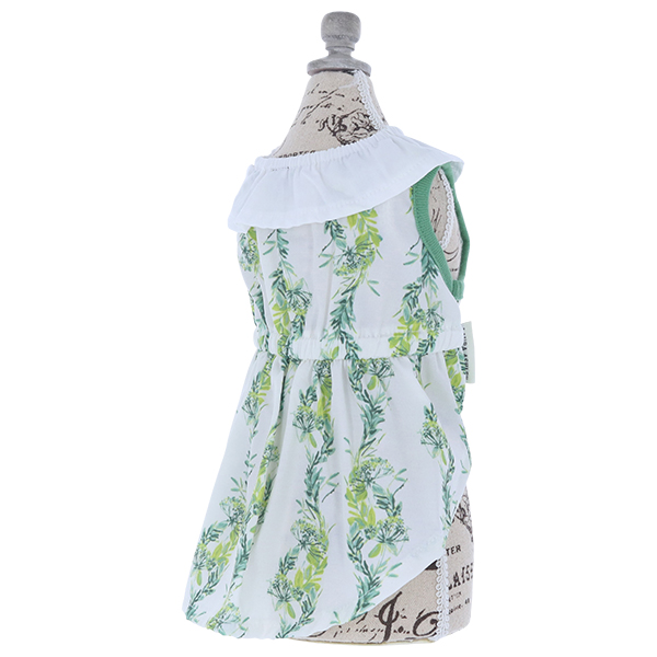 21春夏新作 Laura Ashley ローラアシュレイ ふんわり襟 ワンピース 犬服 ドックウェアcalulu カルル 21春夏新作 Laura Ashley ローラアシュレイ ふんわり襟 ワンピース 犬服 ドックウェアcalulu カルル