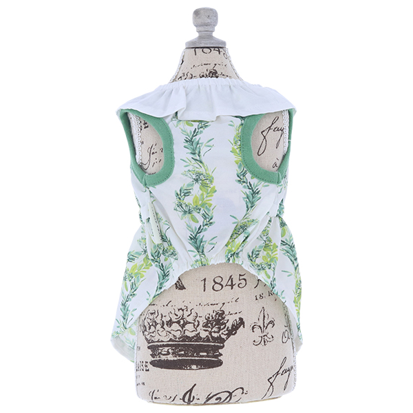 21春夏 Laura Ashley ローラアシュレイ ふんわり襟 ワンピース Xsのみ 犬服 ドックウェアcalulu カルル 21春夏 Laura Ashley ローラアシュレイ ふんわり襟 ワンピース Xsのみ 犬服 ドックウェアcalulu カルル