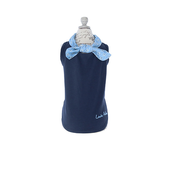 【パピー・超小型犬用】LAURA ASHLEY（ローラアシュレイ）プリントスカーフタンク