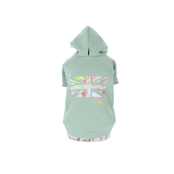 【パピー・超小型犬用】LAURA ASHLEY（ローラアシュレイ）ユニオンプリントパーカー