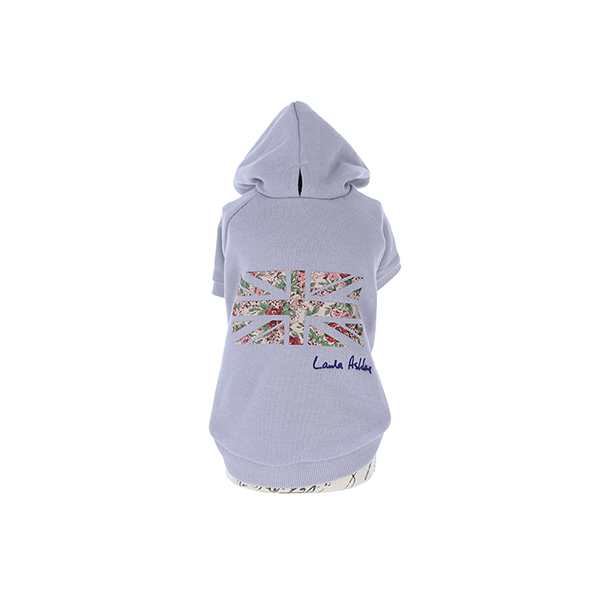【パピー・超小型犬用】LAURA ASHLEY（ローラアシュレイ）ユニオンプリントパーカー