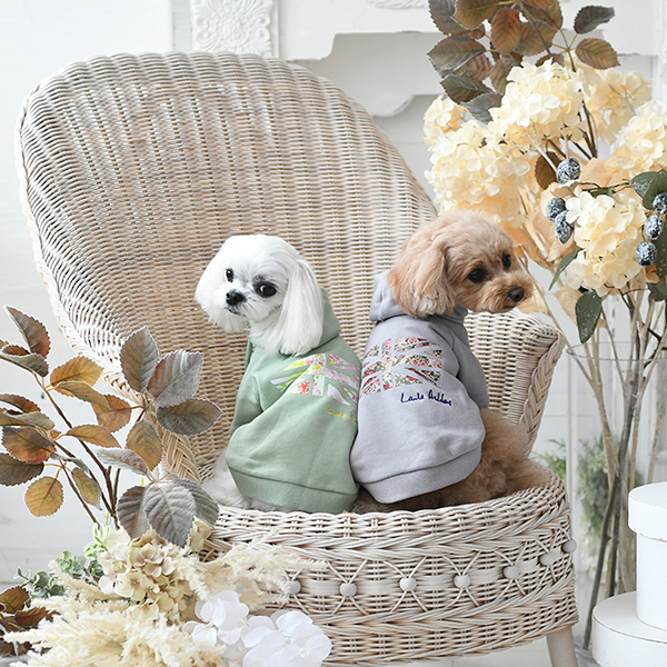 2022 LAURA ASHLEY（ローラアシュレイ）ユニオンプリントパーカー | 犬 ...