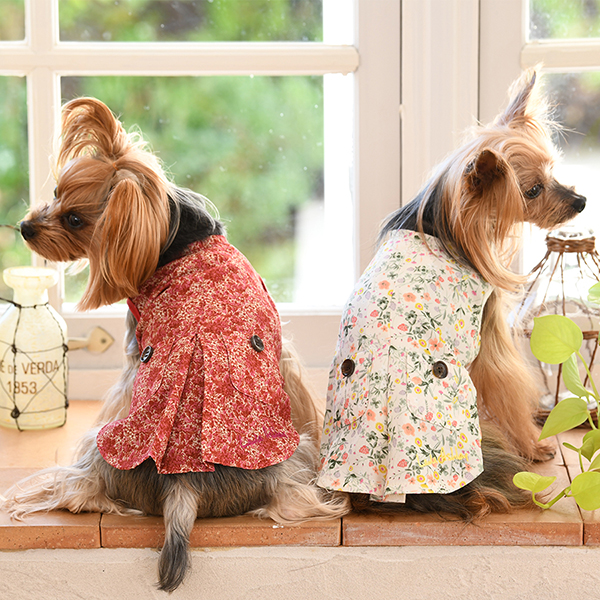 LAURA ASHLEY（ローラアシュレイ）スリング 花柄 ネイビー | 犬服