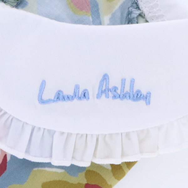 2023春夏 LAURA ASHLEY（ローラアシュレイ）【ブランド70周年記念デザイン】白襟付きワンピース