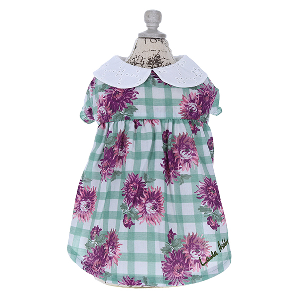 LAURA ASHLEY（ローラアシュレイ）コットンレース襟ワンピース