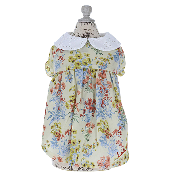 LAURA ASHLEY（ローラアシュレイ）コットンレース襟ワンピース