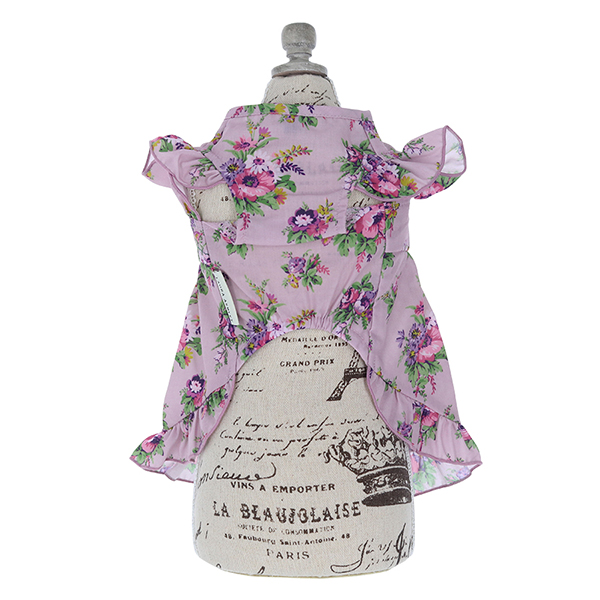 LAURA ASHLEY（ローラアシュレイ）ショルダーフリルAラインワンピース