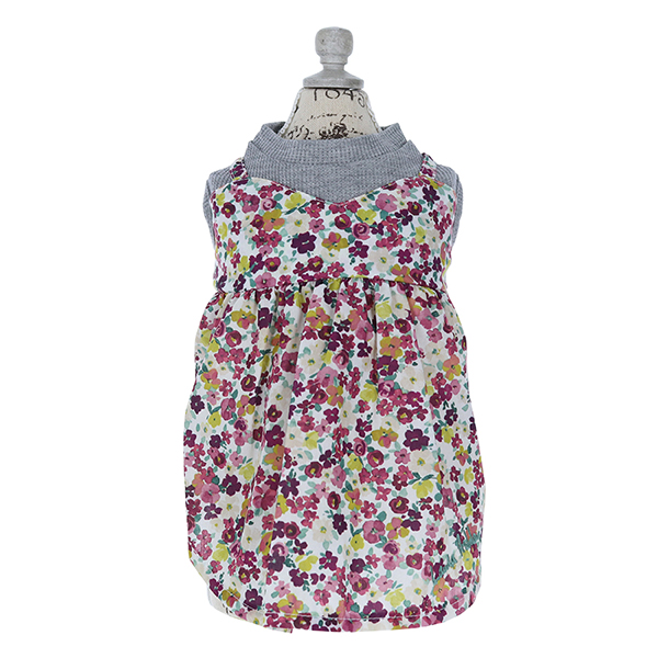 LAURA ASHLEY（ローラアシュレイ）ドッキングワンピース
