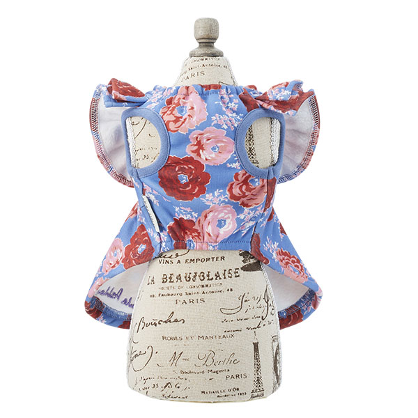 LAURA ASHLEY（ローラアシュレイ）裏起毛ダブルフリルワンピース