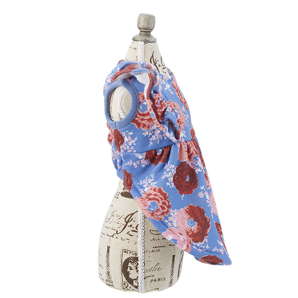 LAURA ASHLEY（ローラアシュレイ）裏起毛ダブルフリルワンピース
