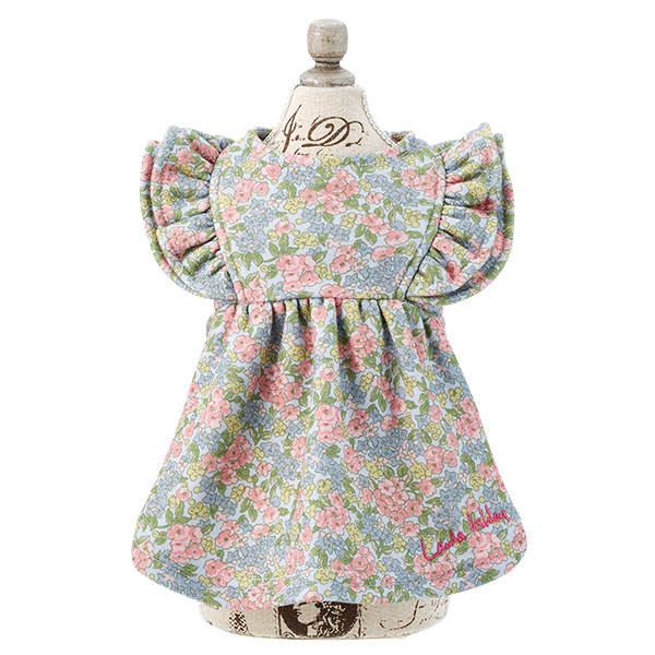 LAURA ASHLEY（ローラアシュレイ）裏起毛ダブルフリルワンピース