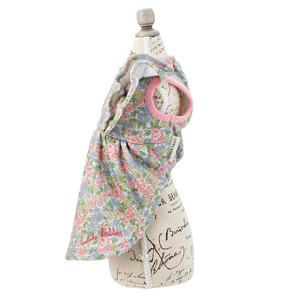 LAURA ASHLEY（ローラアシュレイ）裏起毛ダブルフリルワンピース