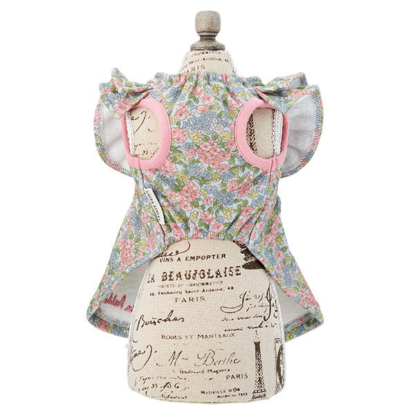 LAURA ASHLEY（ローラアシュレイ）裏起毛ダブルフリルワンピース