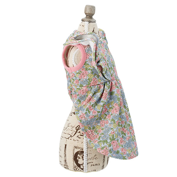 LAURA ASHLEY（ローラアシュレイ）裏起毛ダブルフリルワンピース