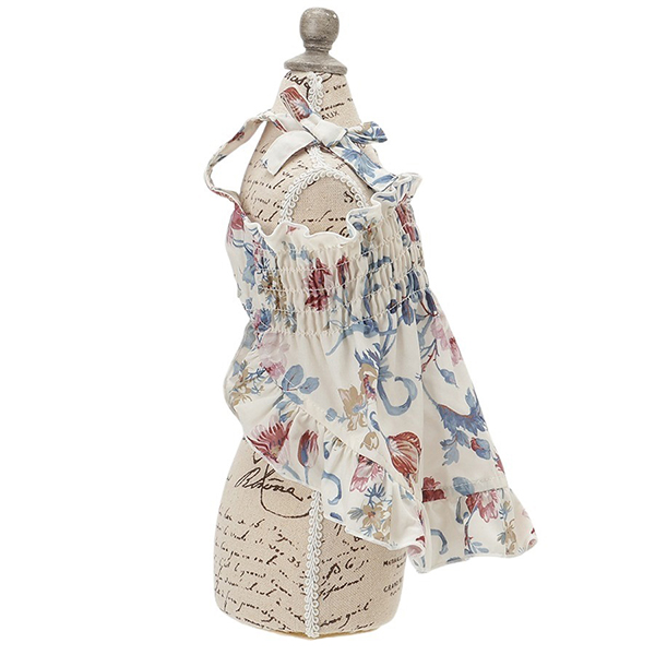 2025新商品 LAURA ASHLEY（ローラアシュレイ）スモッキング刺繍キャミワンピース