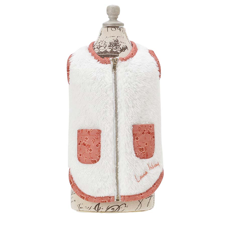 2025新商品 LAURA ASHLEY（ローラアシュレイ）パイピングフリース