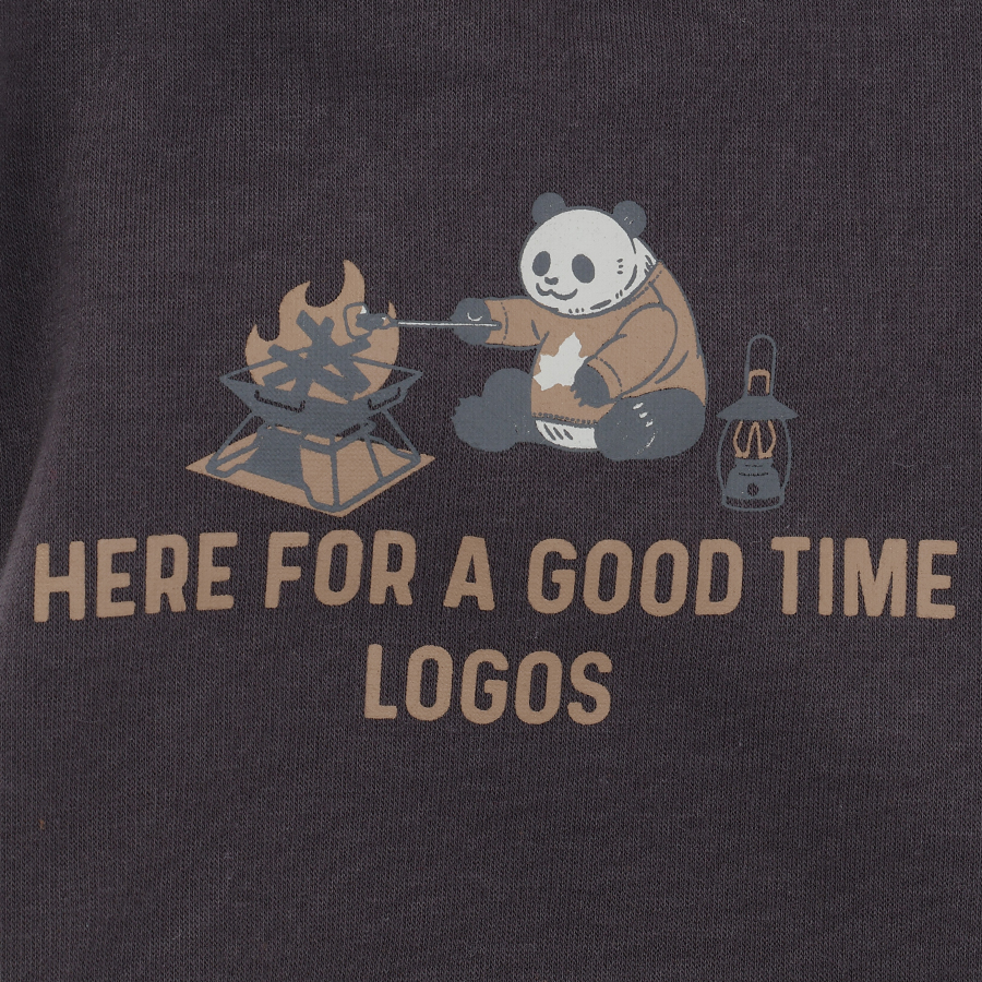 2025新商品 LOGOS（ ロゴス）キャンプパンダスウェット