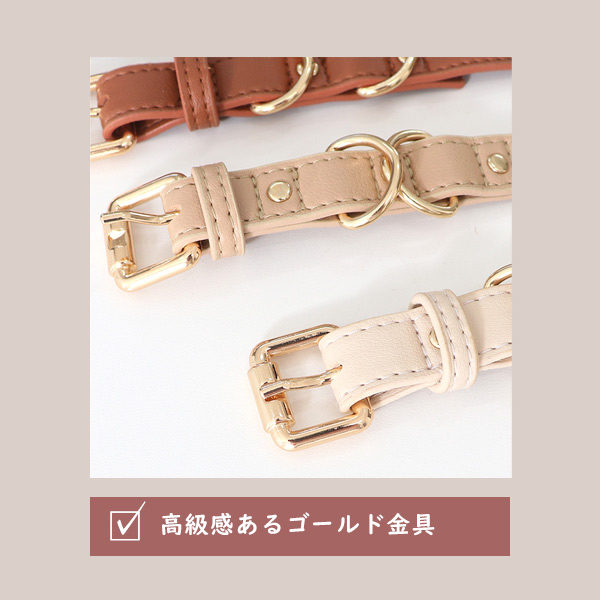 LOAR（ロア） エコレザー首輪｜全6色