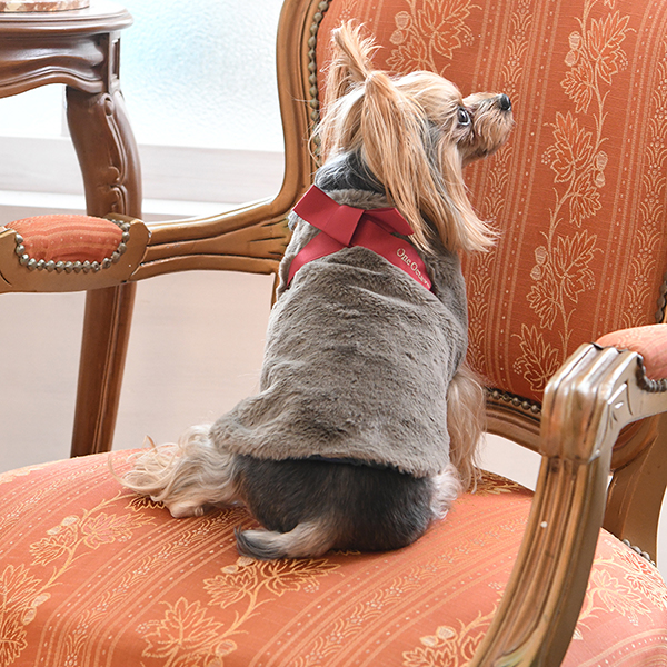 21秋冬 One Octave ワンオクターヴ ふわふわポンチョ 犬服 ドックウェアcalulu カルル