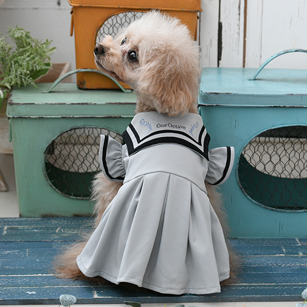 2026新商品 ONE OCTAVE(ワンオクターヴ)袖フリルセーラーワンピ