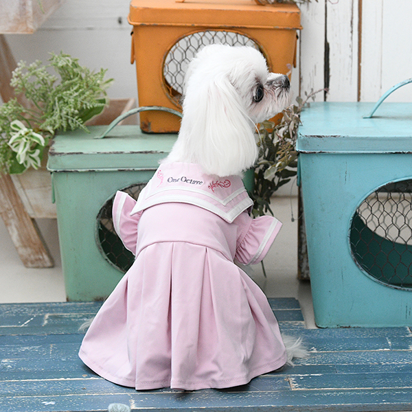 2026新商品 ONE OCTAVE(ワンオクターヴ)袖フリルセーラーワンピ